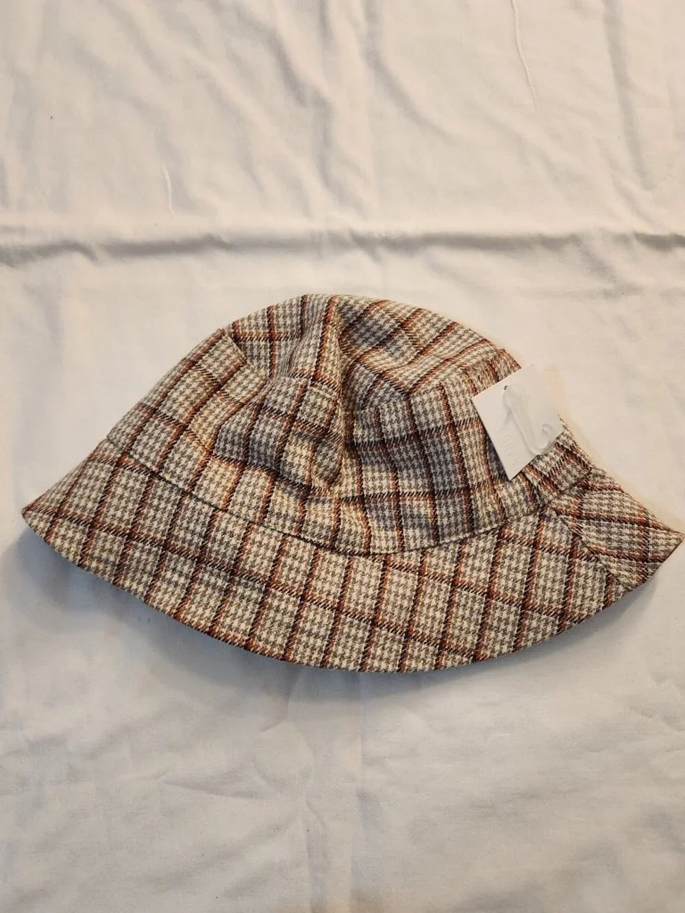 NWT Forever 21 Striped Bucket Hat Brown Tan White Unisex